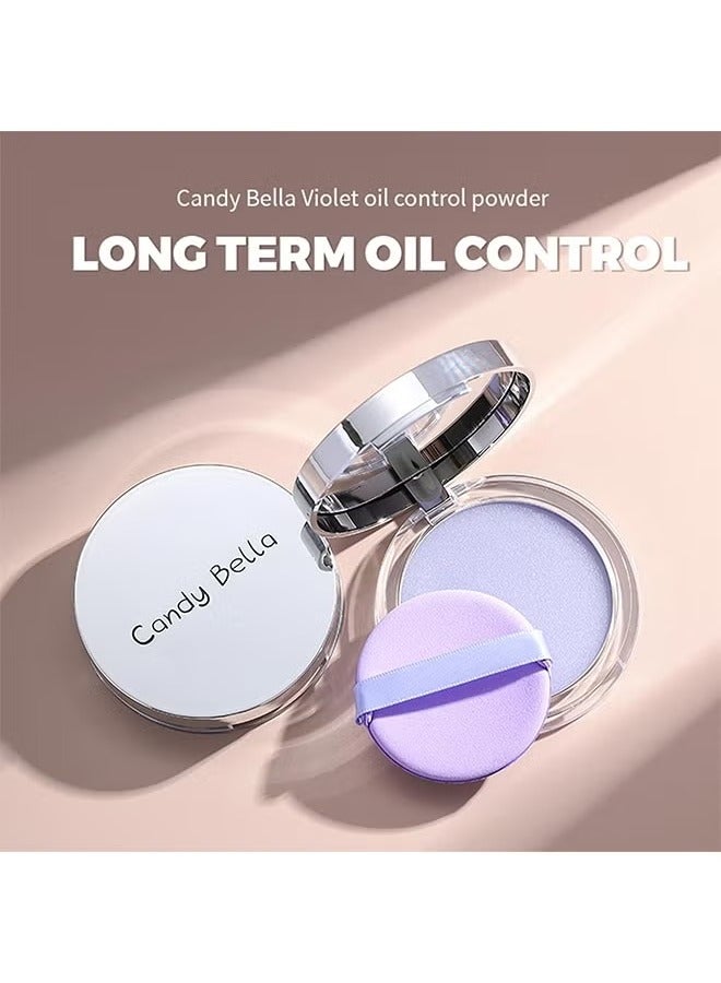 Matte Foundation Powder, Jelly Setting Powder with Mini Puff, Powder-free Oil Control Face Pressed - Image 2