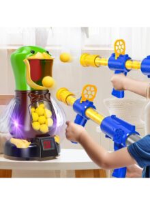 Movable Duck Shooting Toys for Kids 3 4 5 6 7 8 9 Years Old Movable Shooting Game with 24 Balls 2
