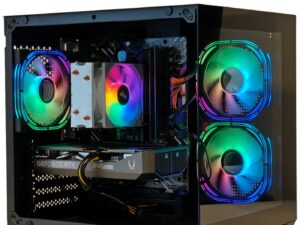 Gaming PC Intel i5-14400F, RTX 5060 8GB, 1TB NVMe, 16GB DDR4 - Black