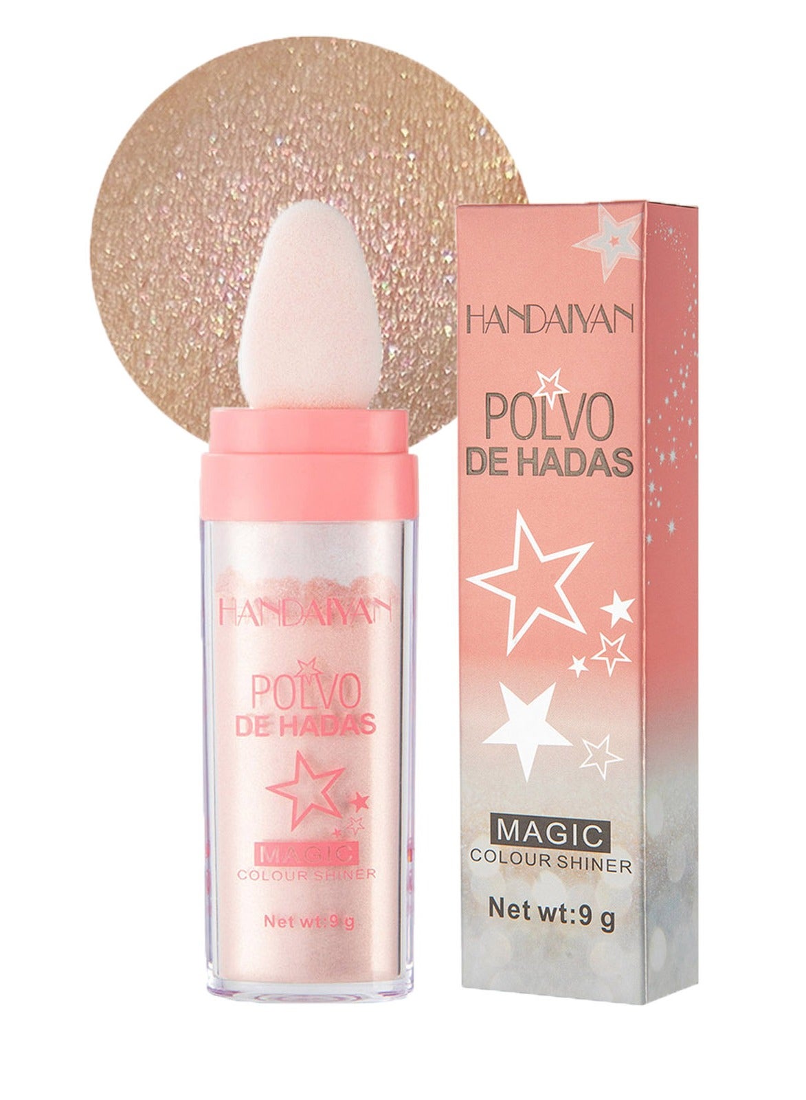 Body Shimmer Powder Polvo De Hadas Fairy Highlighter Glitter Natural Pigment Shiner Stick Loose Oil
