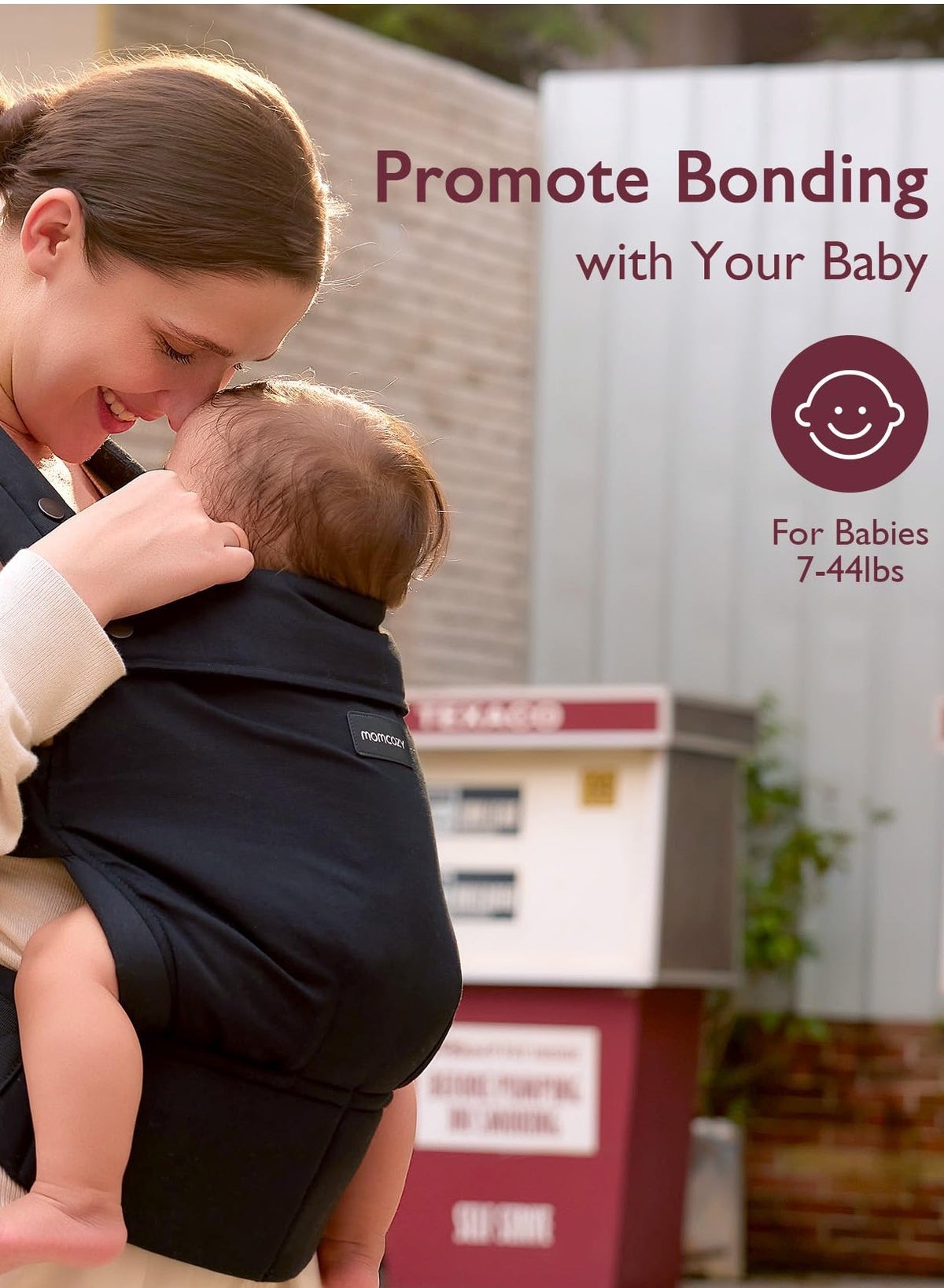 Momcozy Baby Carrier Newborn To Toddler - Ergonomic, cozy and lightweight infant carrier for 7-44 - Image 3
