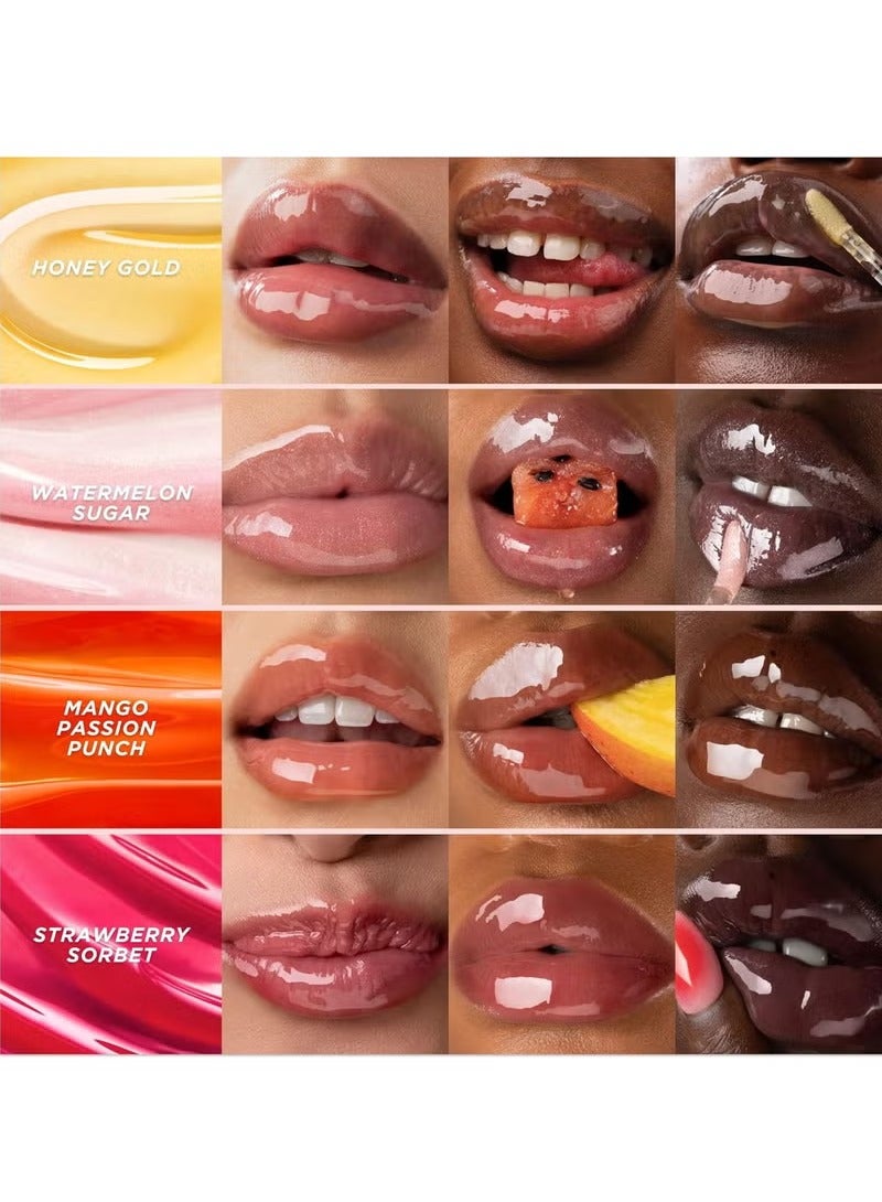 Honey Infused Hydrating Lip Oil, Nourishing Moisturizer for Dry Lips, High Shine, Smooth Finish, - Image 5