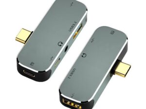5-in-1 Mini Type-C Hub 10Gbps 100W Expansion Dock