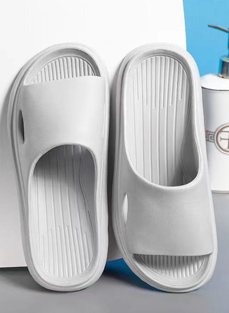 Bathroom Shower Slippers,Anti-slip Lightweight House Shower Slippers Super Soft Home Slippers for - Image 4
