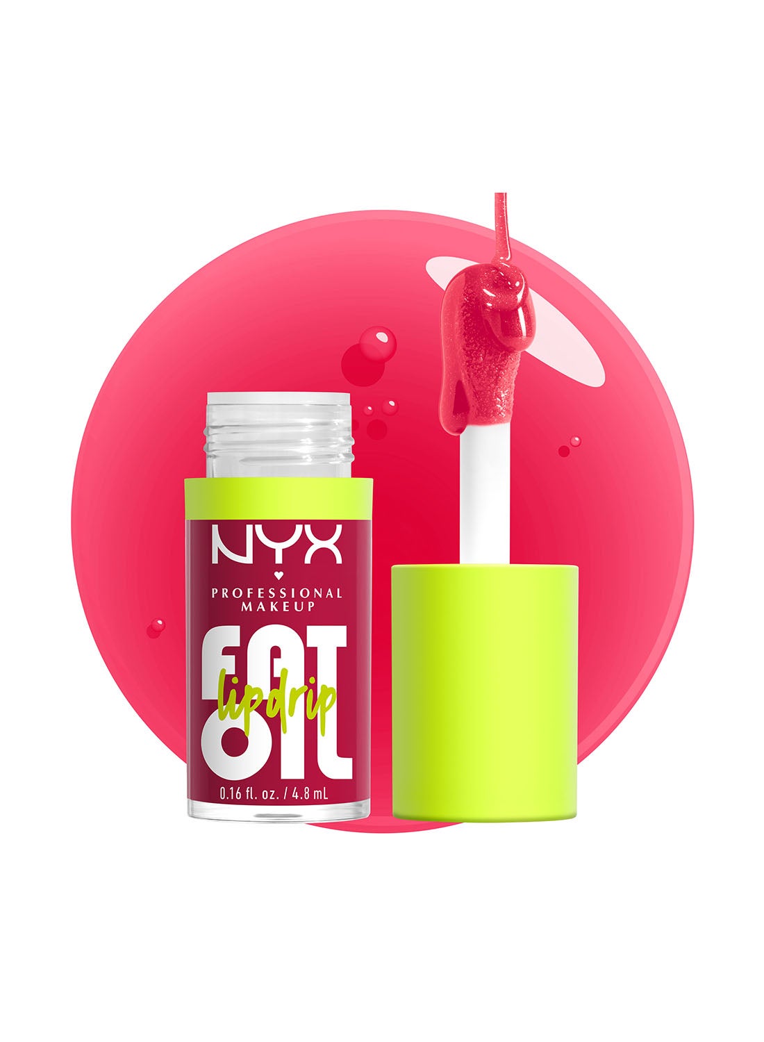 Fat Oil Lip Drip Moisturizing Shiny Vegan Tinted Lip Gloss Non-Sticky Finish 12H Hydration - - Image 2