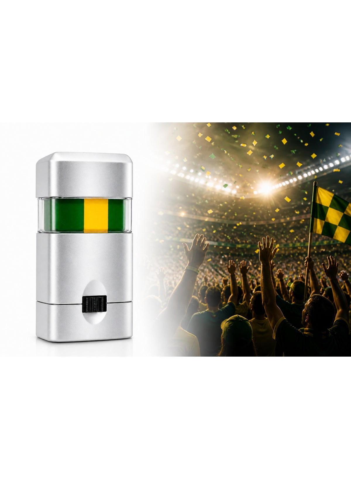 Brazil Face Paint Sticks Green, Yellow & Blue Flag Makeup for Sports Fans, Kids & Parties - Image 4