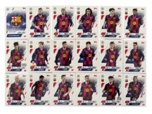 Complete your collection with this exclusive Barcelona full squad bundle from Match Attax 2025/2026