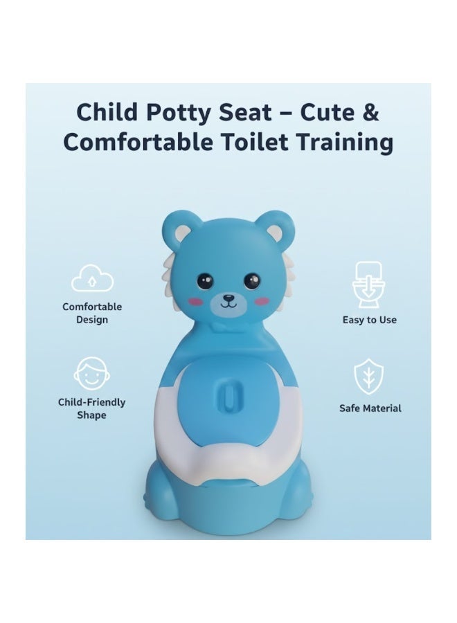 Baby Potty Seat Chair Kids Potty Training seat for Baby Toddlers with Closing Lid, High Back & - Image 3