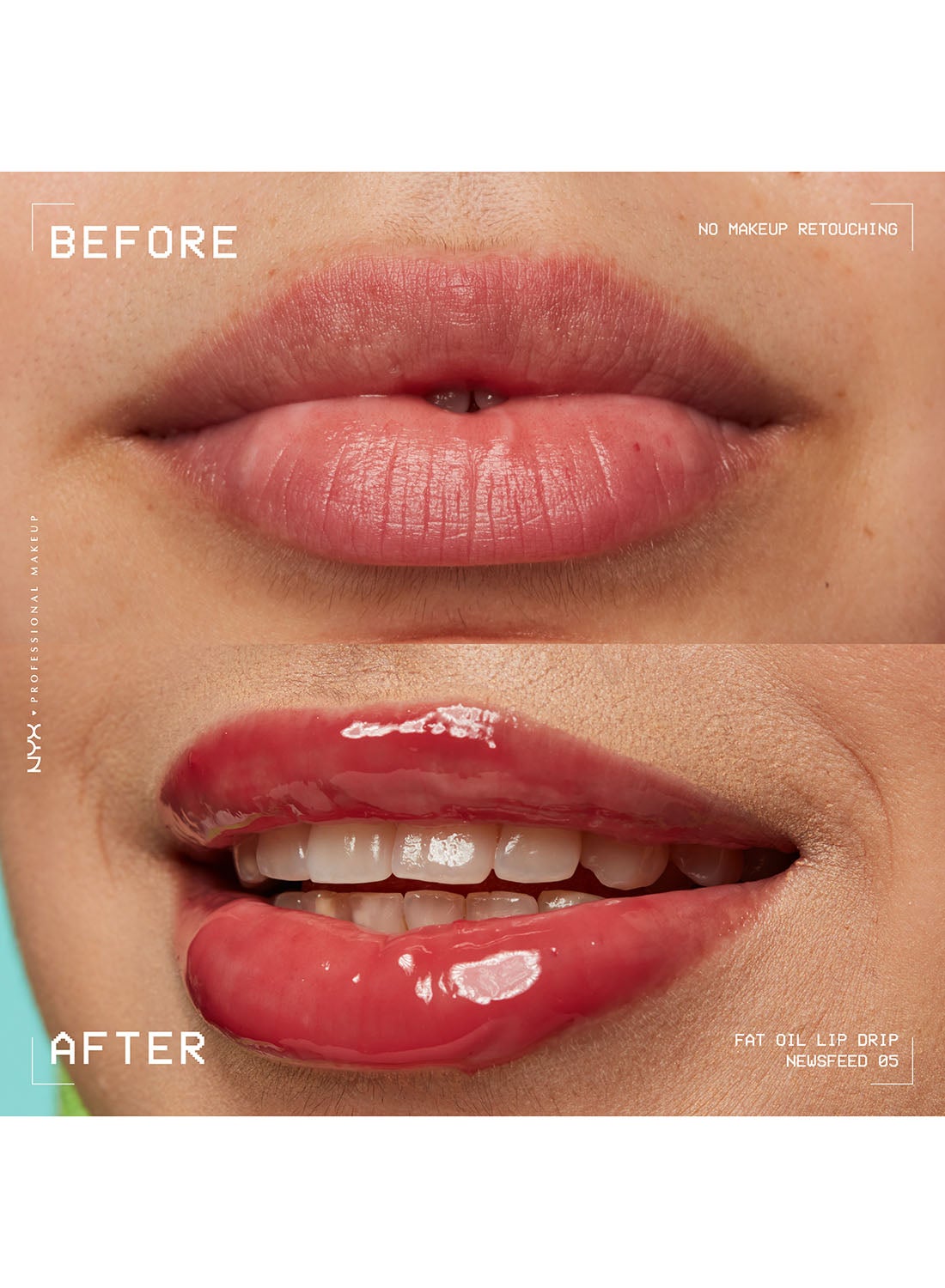 Fat Oil Lip Drip Moisturizing Shiny Vegan Tinted Lip Gloss Non-Sticky Finish 12H Hydration - - Image 5
