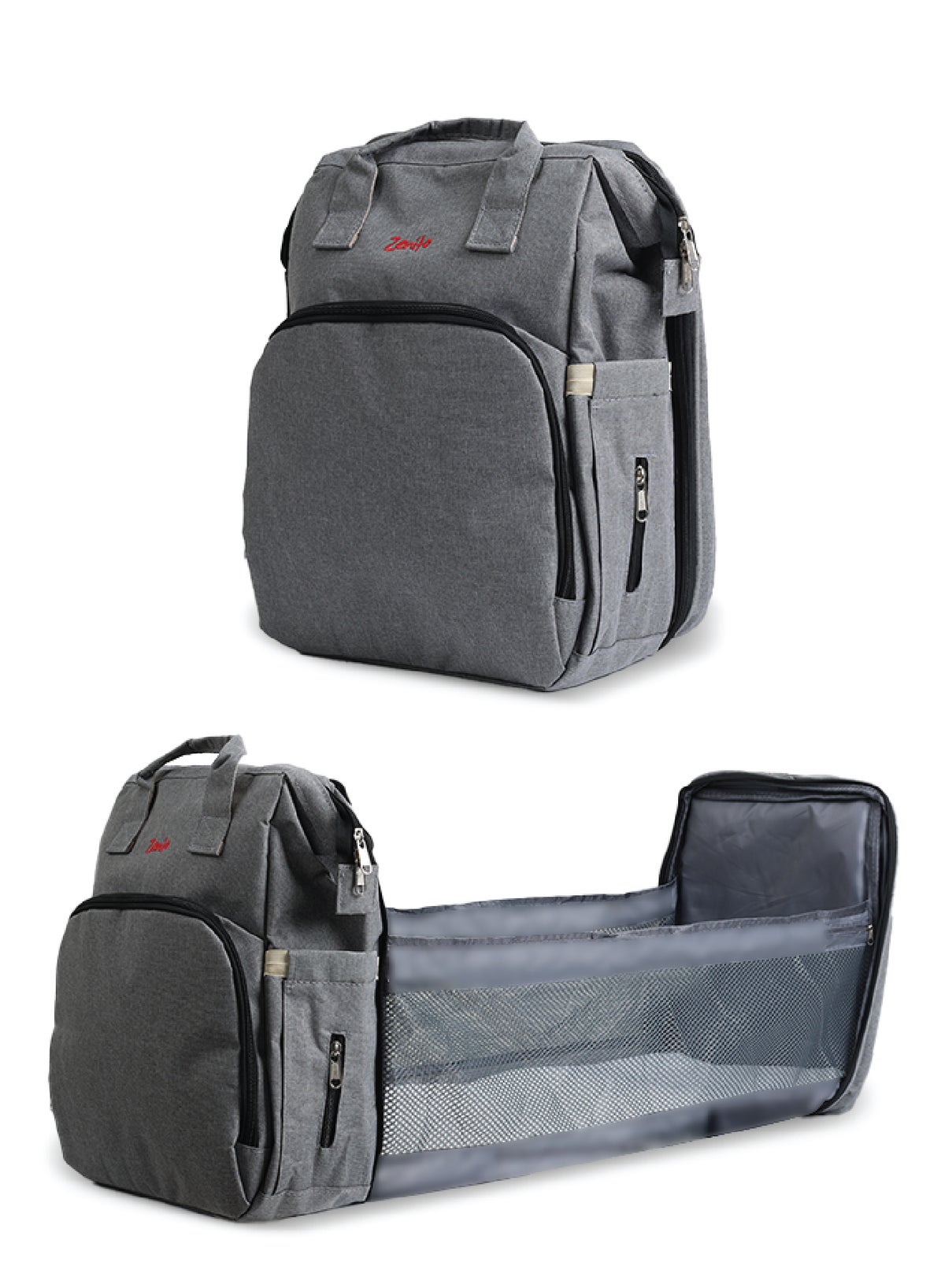 Zenito Stylish Diaper Bag - Large Capacity Organizer -Diaper Bag Backpack, Baby Travel Bag,Large