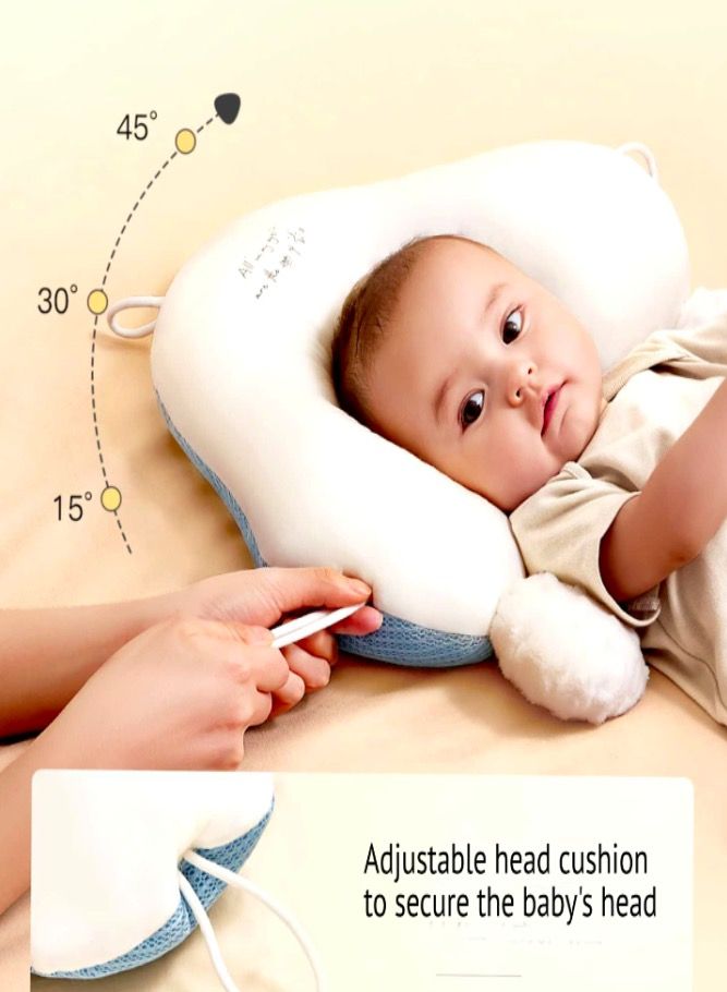 Prevent Flat Head: Adjustable curved pillow for baby prevent your little one from obtaining a flat - Image 5