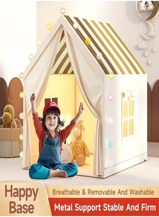 Kids Indoor Play Tent House with Plush Toys – Large Foldable Playhouse for Boys & Girls - Image 3