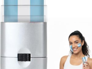 Argentina Face Paint Sticks White & Light Blue Flag Makeup for Sports Fans, Kids & Parties