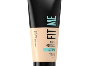 Fit Me® Matte + Poreless Foundation face makeup. This lightweight foundation mattifies and refines