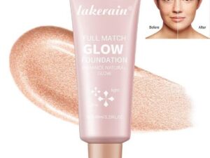 Full Match Glow Foundation, Enhance Foundation Natural Glow, Professional Coverage for a Flawless