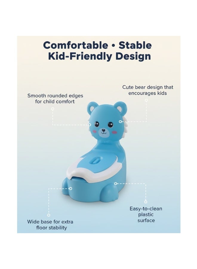 Baby Potty Seat Chair Kids Potty Training seat for Baby Toddlers with Closing Lid, High Back & - Image 5