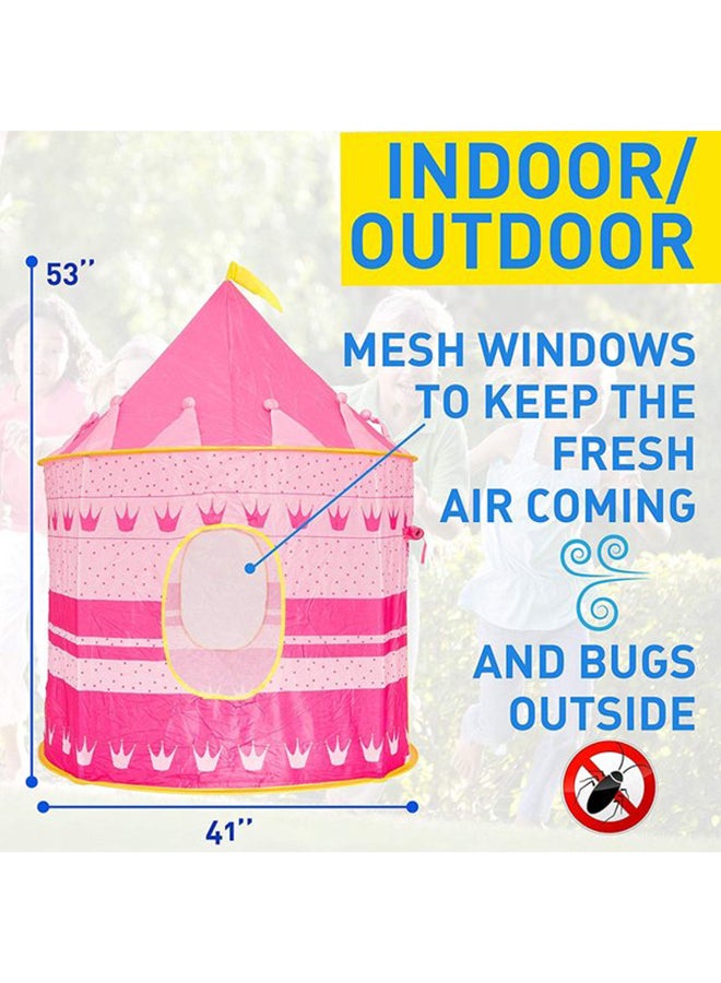 Do you want to give your kid a big surprise? This Portable Folding Pink Play Tent Children Kids - Image 5