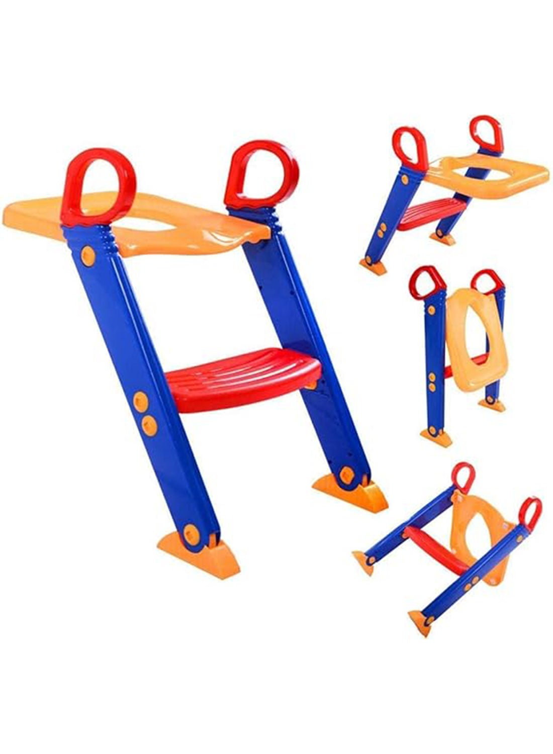 The portable folding toilet potty training ladder chair for children is a practical and versatile - Image 4