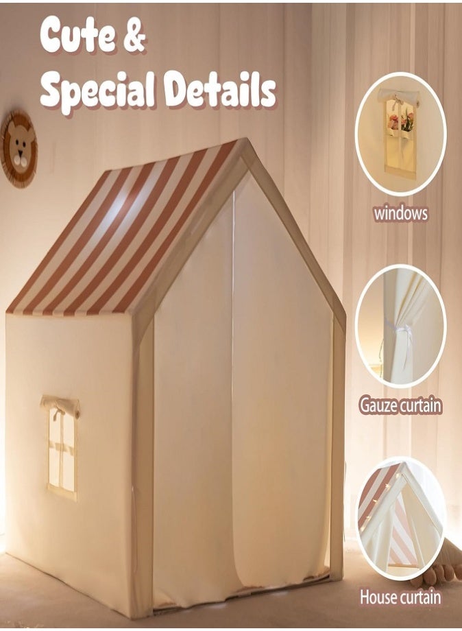 Kids Indoor Play Tent House with Plush Toys – Large Foldable Playhouse for Boys & Girls - Image 4