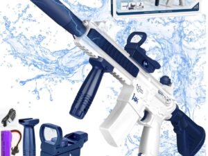 Electric Water Guns, M416 Kids Toy Gun, Automatic Powerful Water Shooting Toy up to 32FT, Kids Safe