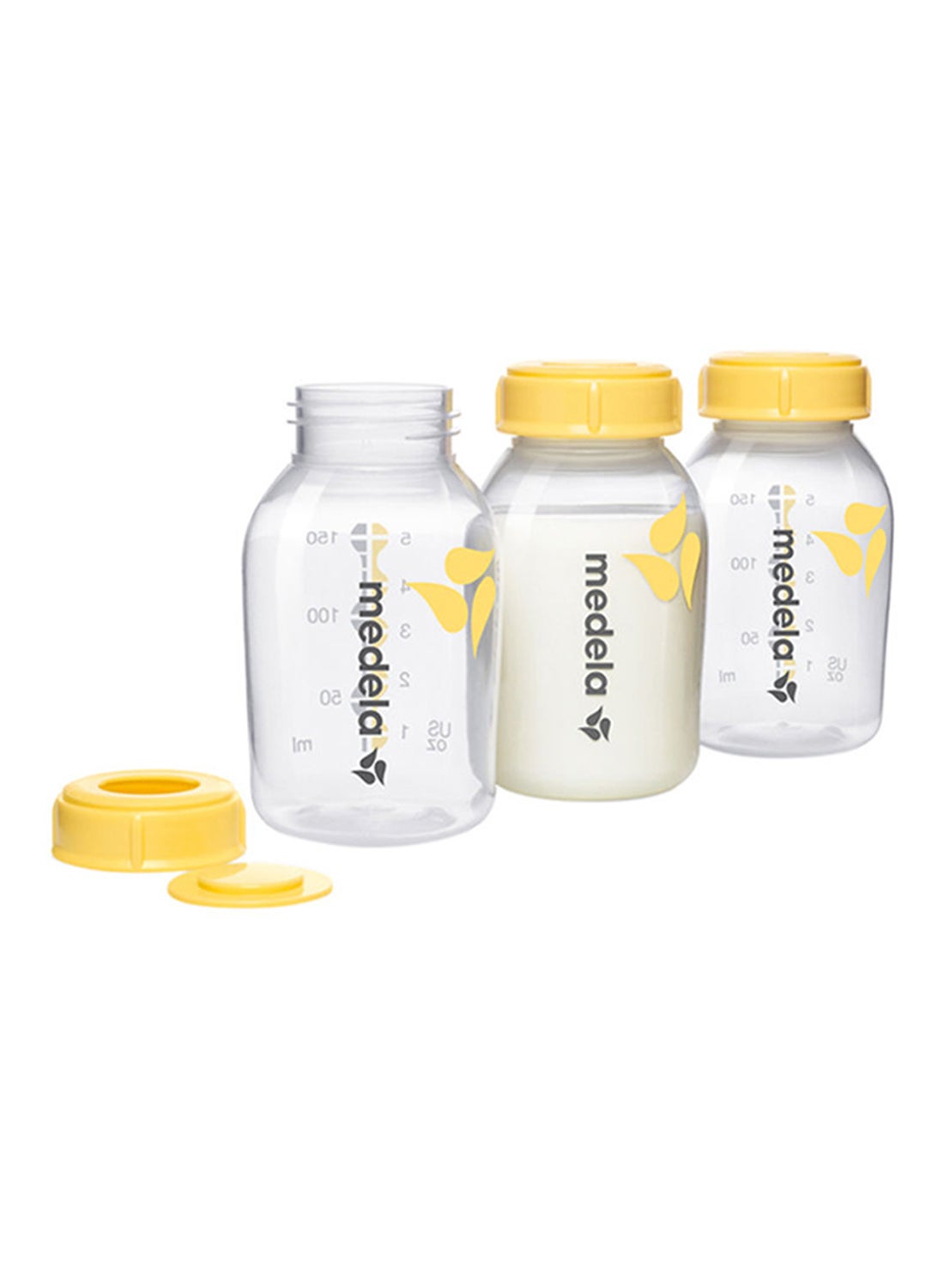 Pack Of 3 Safe And Bpa Free Breast Milk Bottles With Accurate Measurement Markings And Compatible - Image 2