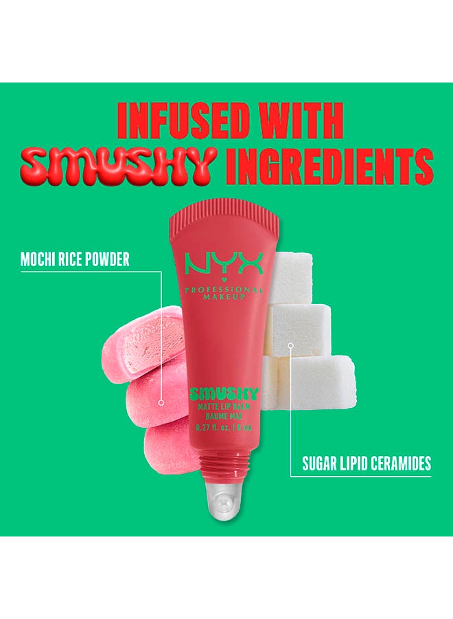 Smack! Smooch! Smushy! Meet the all NEW Smushy Matte Lip Balm! This vegan lip formula is your - Image 5