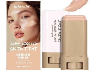 Beauty Balm Serum Boosted Skin Tint, Solid Tinted Moisturizing Serum Foundation Stick, Buildable