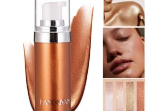 Body Shimmer Liquid Highlighter Oil Brighten Glow Glitter Waterproof Moisturising Smooth Makeup