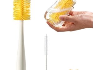 Baby Bottle Cleaning Brush Set, 5-in-1 Multi-Function Silicone Cleaning Brushes, including Silicone