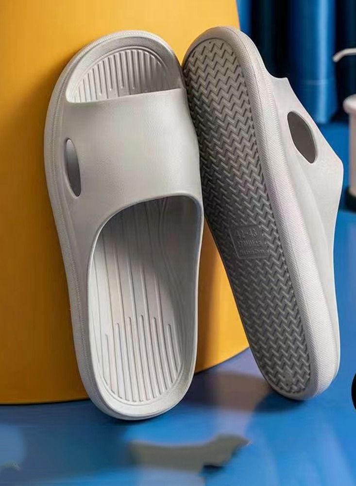 Bathroom Shower Slippers,Anti-slip Lightweight House Shower Slippers Super Soft Home Slippers for - Image 2