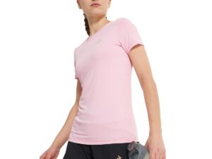 Women's Running T-shirt Peony, Demix, MOVI Cool+ Moisture-Wicking, Mesh Insert for Ventilation,