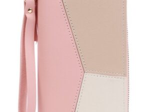 New Ladies Long Zipper Wallet, Women's Large Capacity Mobile Phone Bag, Versatile Stitching Color