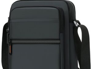 Qiccijoo Crossbody Bag Messenger Bag for Men or Women Casual Shoulder Bag Multiple Pockets Sling
