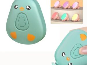 Duck-shaped electric baby nail filer, low noise, splash-proof, multi-head baby nail trimmer with 6