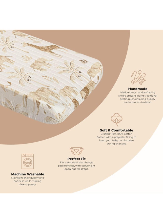 The changing pad cover from the Kendi collection is the perfect whimsical accent for any zoo or - Image 5