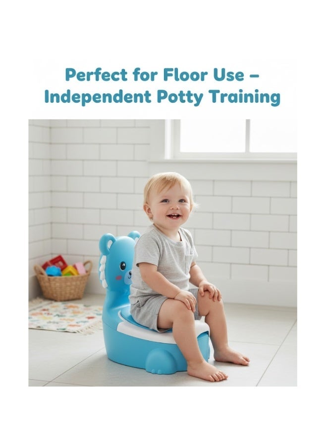 Baby Potty Seat Chair Kids Potty Training seat for Baby Toddlers with Closing Lid, High Back & - Image 4