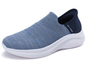 Athlesiure Women Sneakers Mesh Workout Running Walking Fashion Light weight Breathable Non Slip Gym