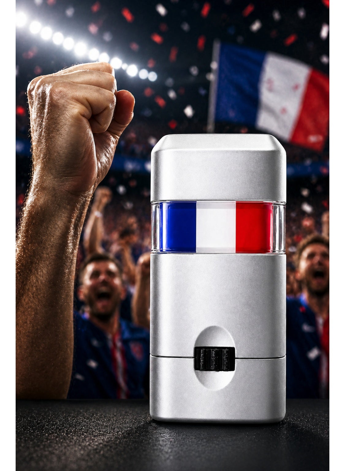 France Face Paint Sticks Red, White & Blue Flag Makeup for Sports Fans, Kids & Parties - Image 3