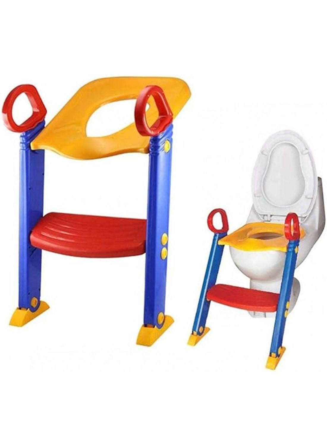The portable folding toilet potty training ladder chair for children is a practical and versatile - Image 3