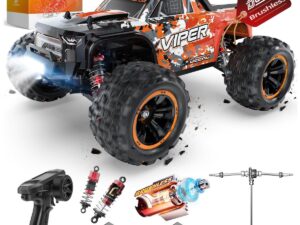 DEERC H16R Brushless Fast RC Cars,1:16 52KM/H High Speed Remote Control Car,4X4 All Terrains RC
