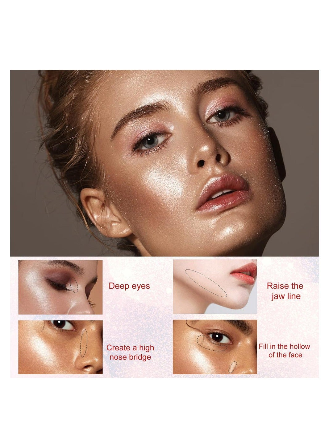 Body Shimmer Powder Polvo De Hadas Fairy Highlighter Glitter Natural Pigment Shiner Stick Loose Oil - Image 4