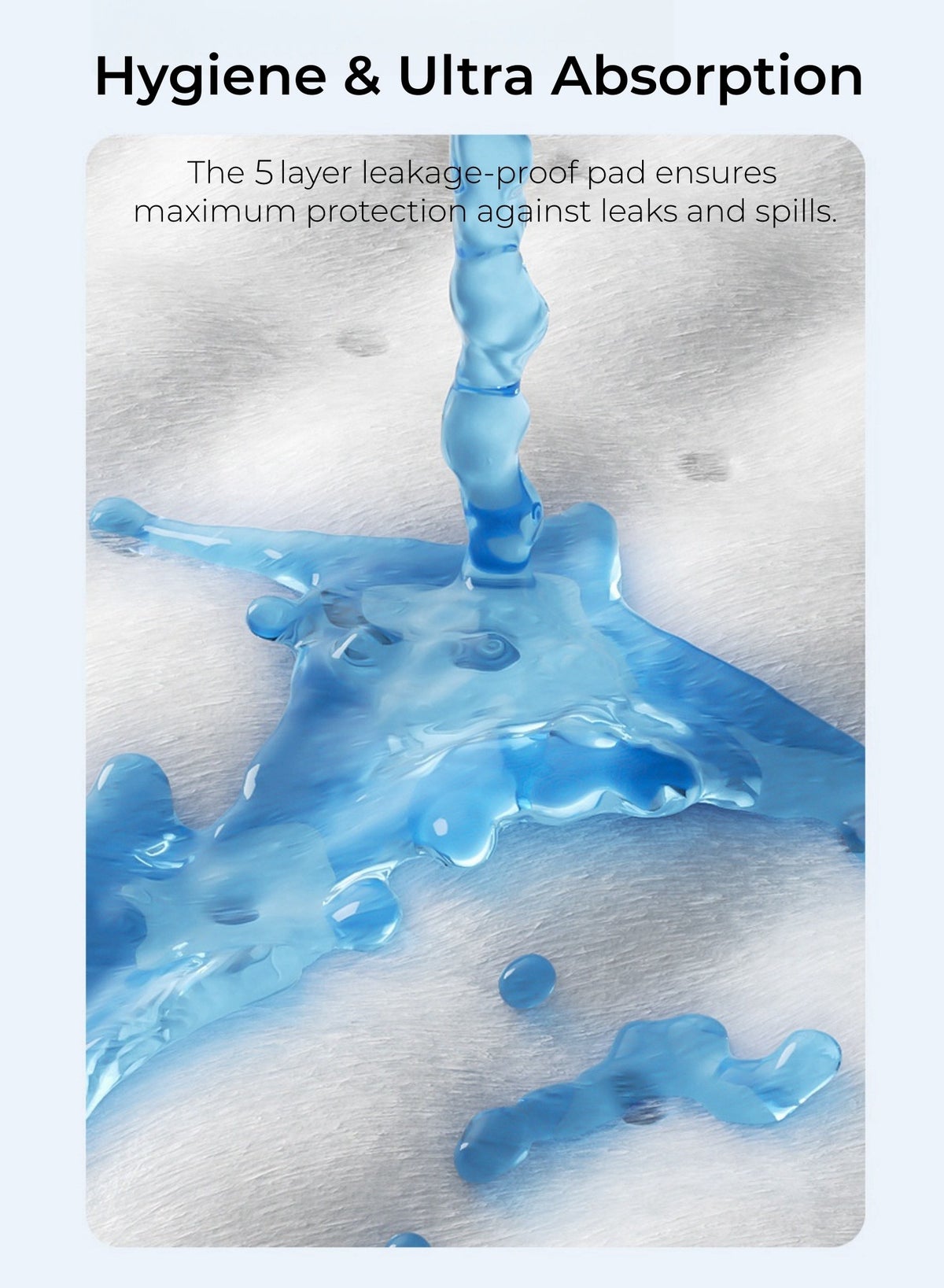 Disposable Changing Mats, 33x45CM Baby Changing Pads Ultra-Absorbent Soft Leak-Proof Portable - Image 4