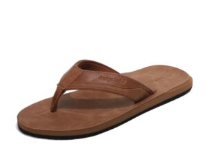 ARRIGO BELLO presents sleek and simple men's flip-flops, designed for comfort.The iconic arch