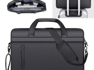 15.6 Inch Laptop Bag Lightweight Computer Bag Travel Business Handbag Briefcase Water Resistance