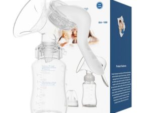 Portable & Compact: Lightweight manual breast pump design makes it easy to use at home or on the go.