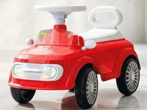 Mini Ride on Car for Kids with Music, Light & Parental Handle