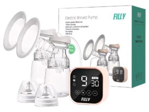 Electric Double Breast Pump with Lactation Function Wearable Hands Free Electric Automatic