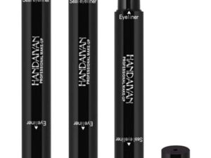 Eye liner wings have never been easier. Line up the stamp from the corner of your eye to the end of