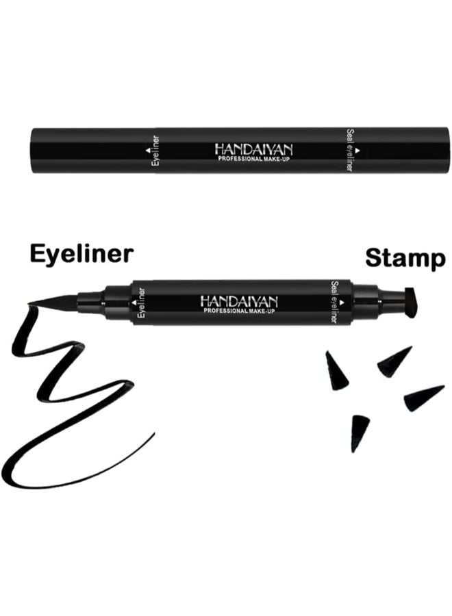 Eye liner wings have never been easier. Line up the stamp from the corner of your eye to the end of - Image 3