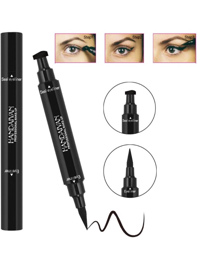 Eye liner wings have never been easier. Line up the stamp from the corner of your eye to the end of - Image 5
